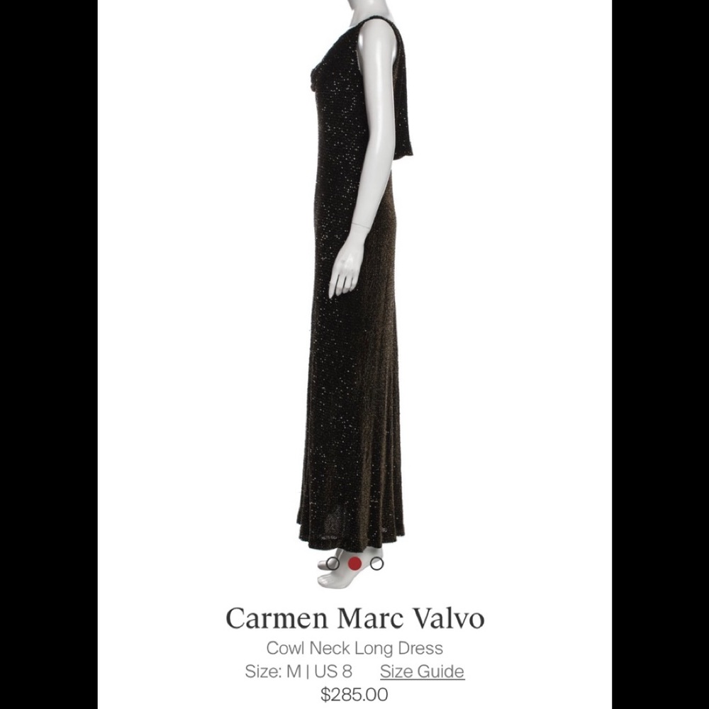 Classic designer evening gown
